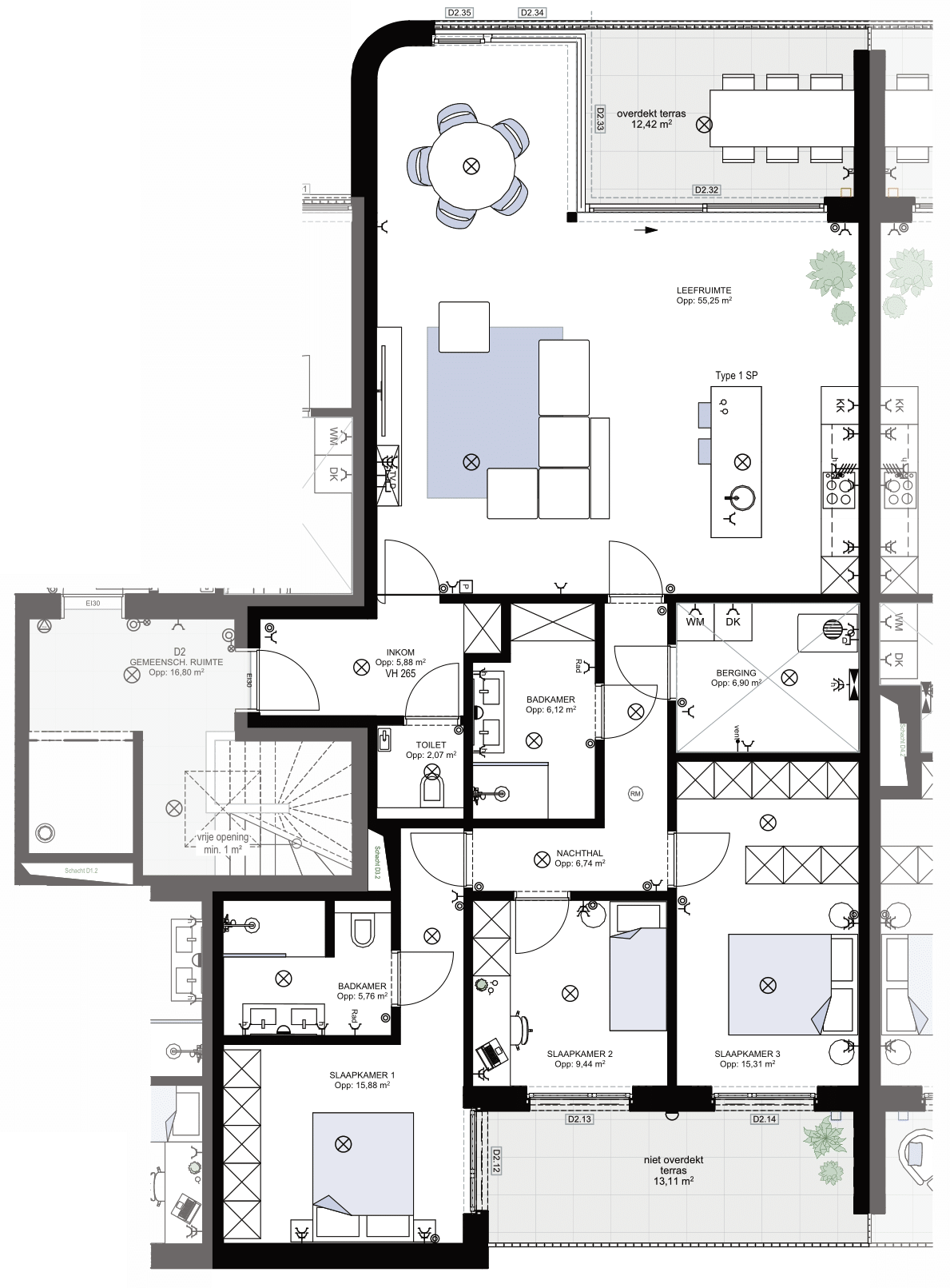 Appartement D2.2.1