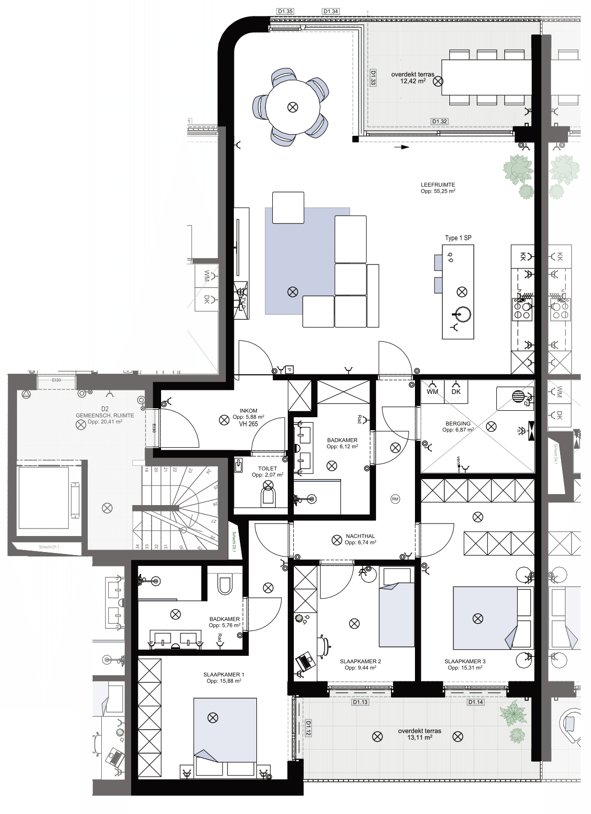 Appartement D2.1.1